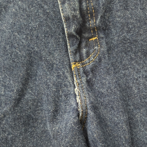Wrangler Rustler Wrangler Denim Blue Jeans Cotton Western Bootcut Cowboy 80s 90s - Picture 4 of 6